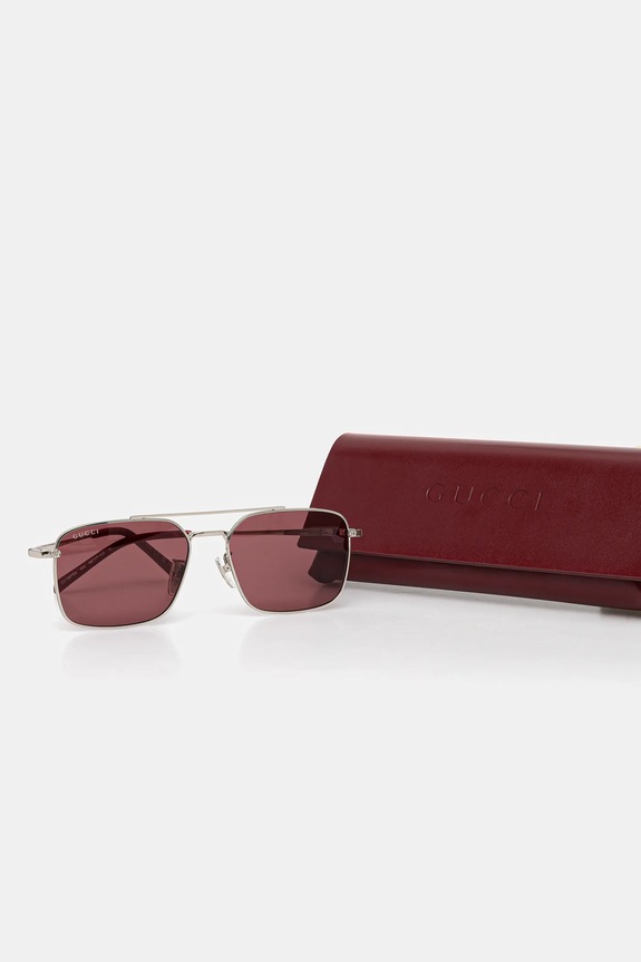 Gucci ochelari de soare argintiu GG1957SA
