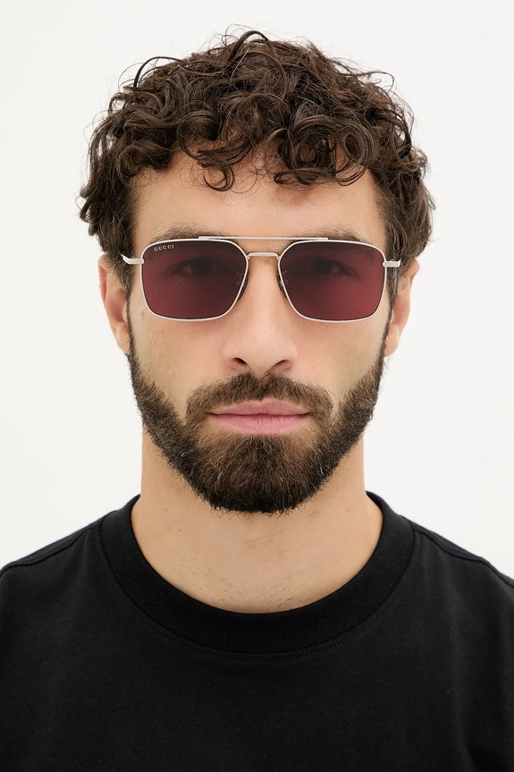 Gucci ochelari de soare GG1957SA argintiu