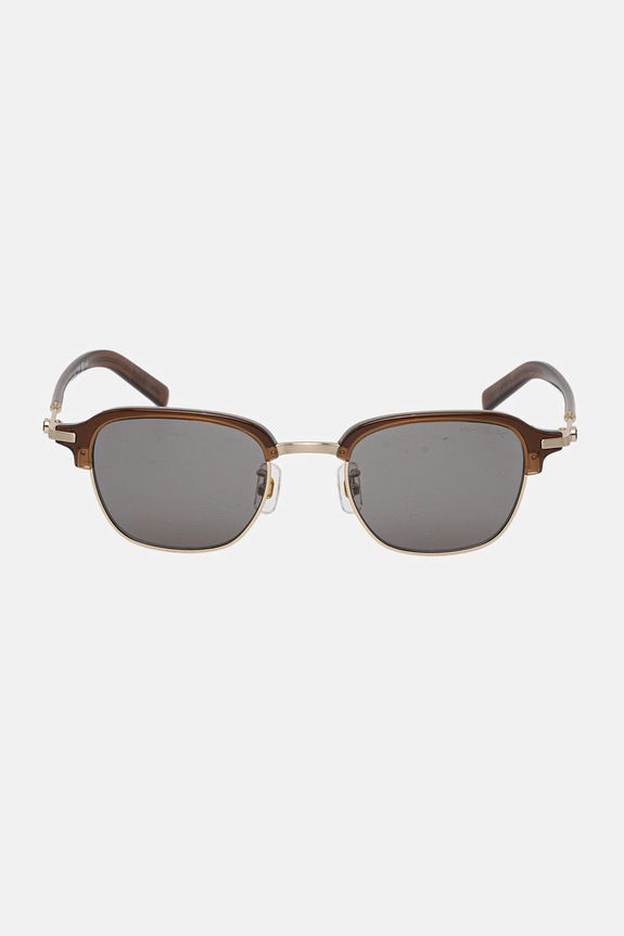 Akcesoria Montblanc okulary przeciwsłoneczne MB0390S brązowy