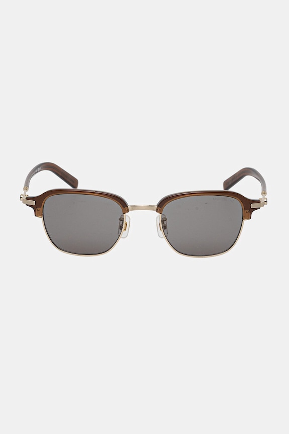 Akcesoria Montblanc okulary przeciwsłoneczne MB0390S brązowy