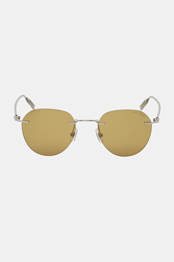 Accesorii Montblanc ochelari de soare MB0428S argintiu