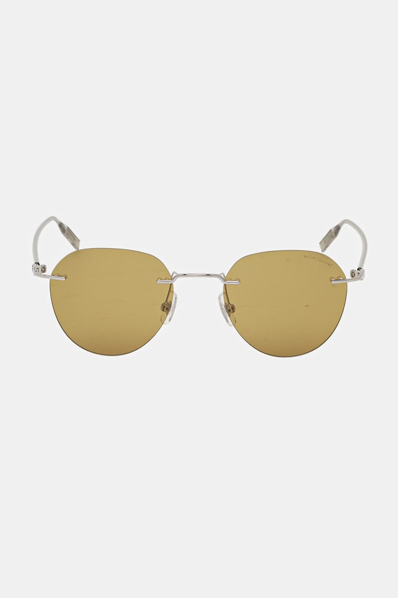 Accesorii Montblanc ochelari de soare MB0428S argintiu
