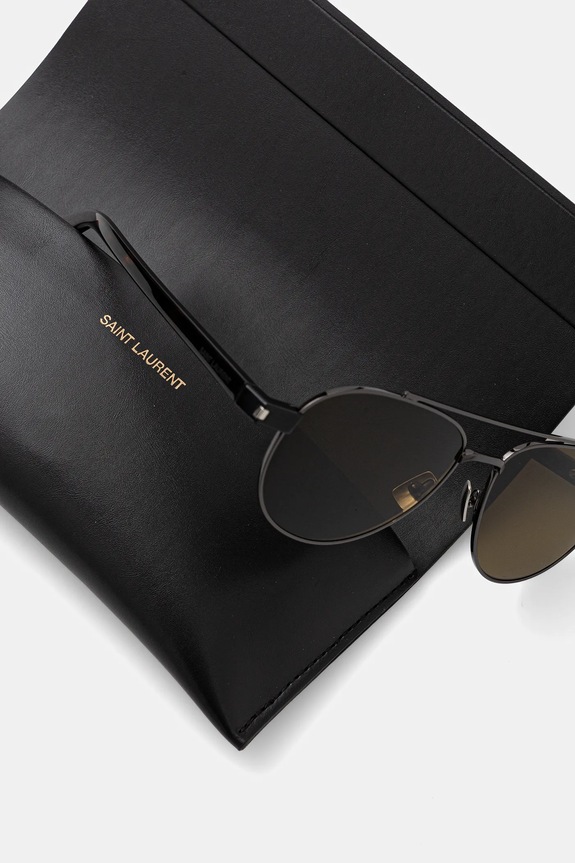 Slnečné okuliare Saint Laurent hnedá SL.843