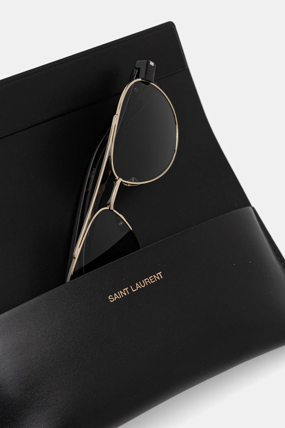 Slnečné okuliare Saint Laurent zlatá SL.843