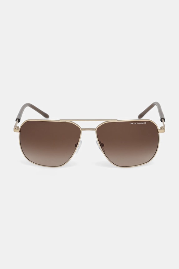 Akcesoria Armani Exchange okulary przeciwsłoneczne 0AX2057S złoty
