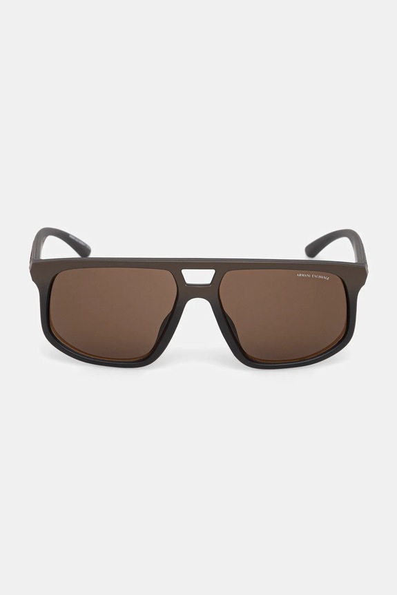 Akcesoria Armani Exchange okulary przeciwsłoneczne 0AX4161SU brązowy