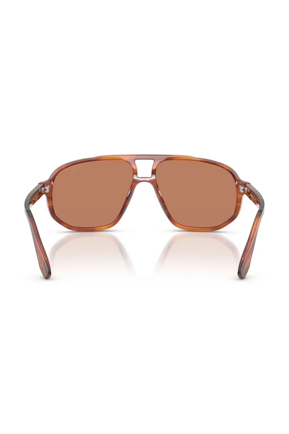 Emporio Armani okulary przeciwsłoneczne 0EA4263U brązowy