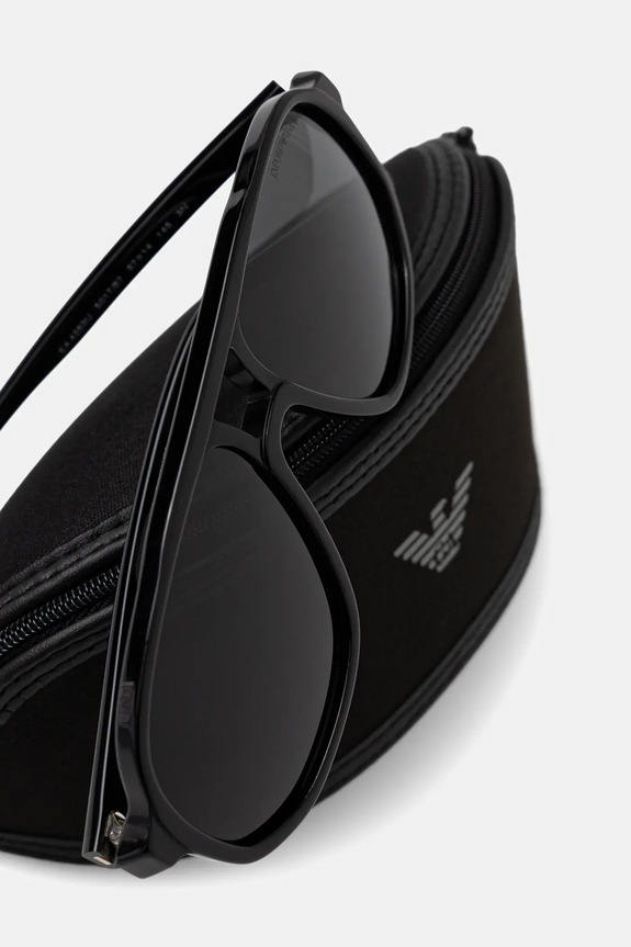 Emporio Armani okulary przeciwsłoneczne czarny 0EA4263U