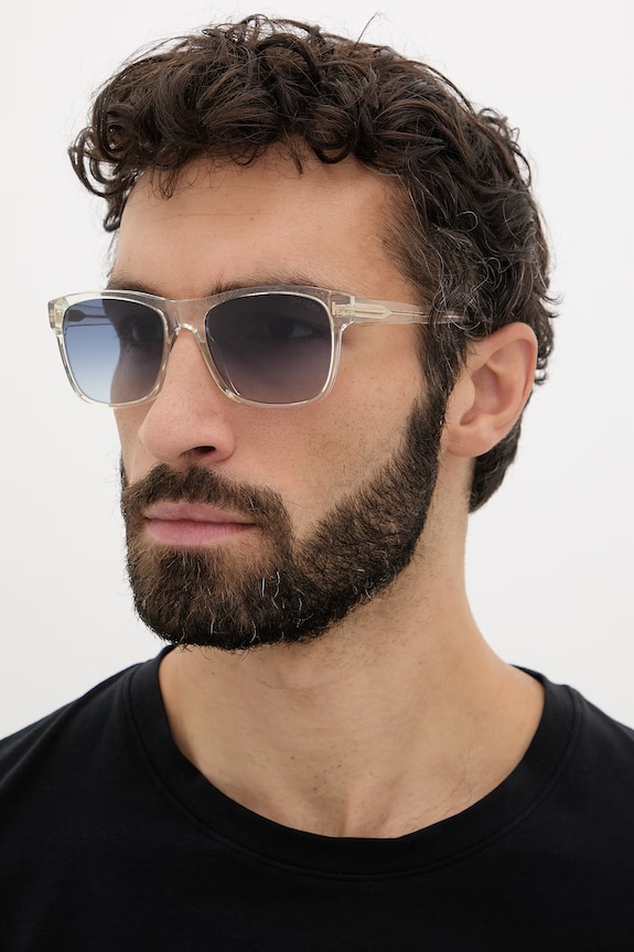 Sončna očala Tom Ford Pravokotna transparentna FT0698.5726W