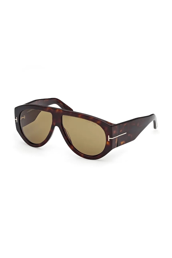 Tom Ford okulary przeciwsłoneczne Bronson FT1044.6052N brązowy AA00
