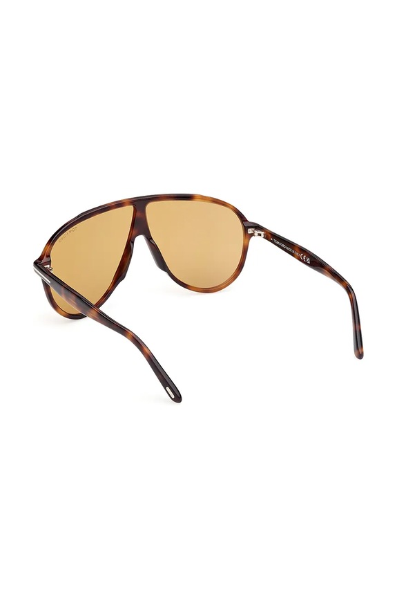 Tom Ford ochelari de soare Vladimir FT1211.6553E maro