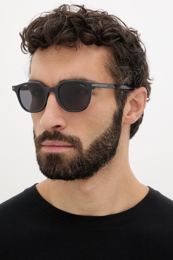 Γυαλιά ηλίου Zegna ομοιόμορφος γκρί EZ0285.5020A
