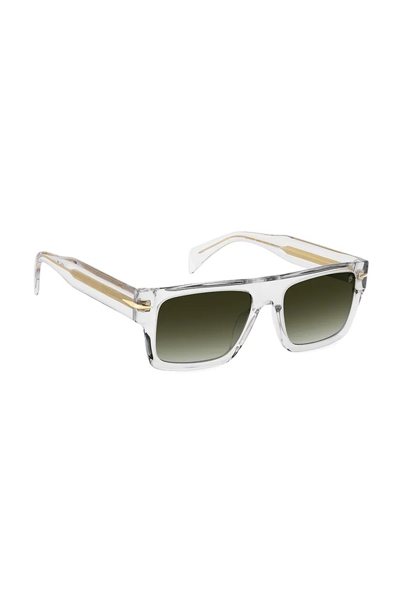 David Beckham Occhiali da sole wayfarer da uomo transparente DB.7161/S