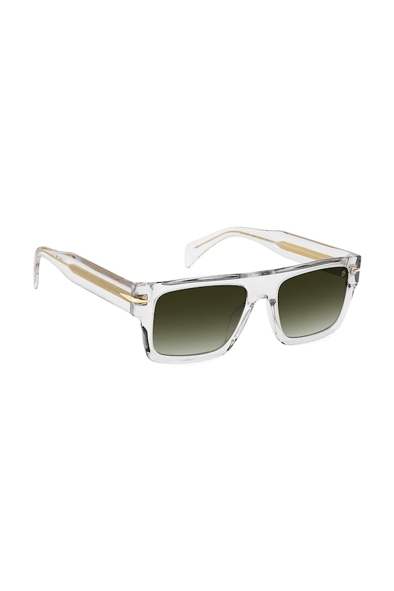 David Beckham Occhiali da sole wayfarer da uomo transparente DB.7161/S