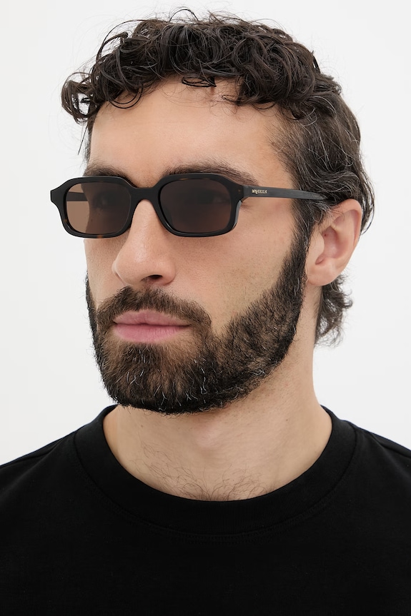 Alexander McQueen ochelari de soare pentru bărbați maro AM0558S