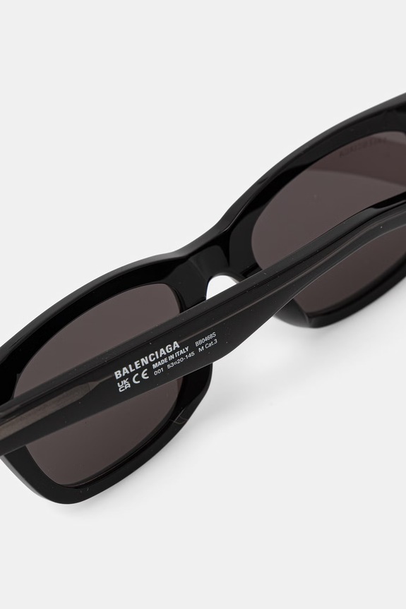 Akcesoria Balenciaga okulary przeciwsłoneczne męskie BB0468S czarny