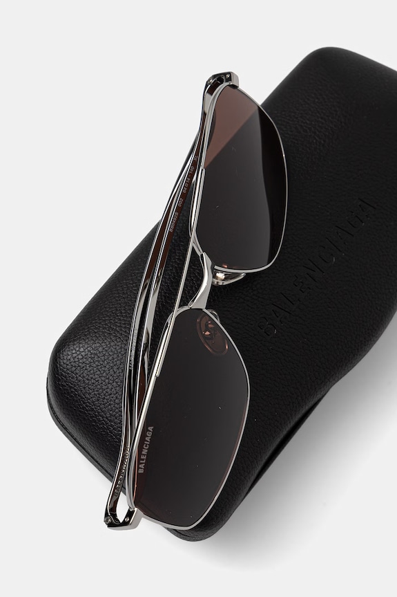 Balenciaga okulary przeciwsłoneczne męskie srebrny BB0492S