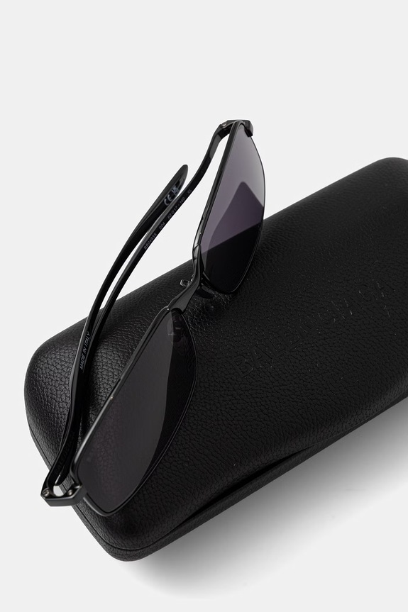 Balenciaga okulary przeciwsłoneczne męskie czarny BB0493S