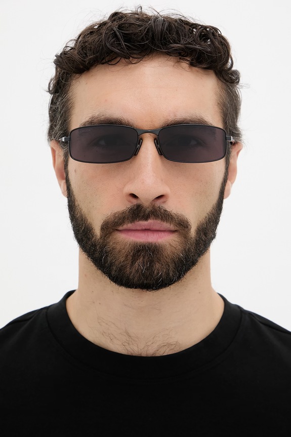 Balenciaga okulary przeciwsłoneczne męskie BB0493S czarny