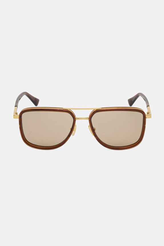 Akcesoria Bottega Veneta okulary przeciwsłoneczne męskie BV1463S brązowy