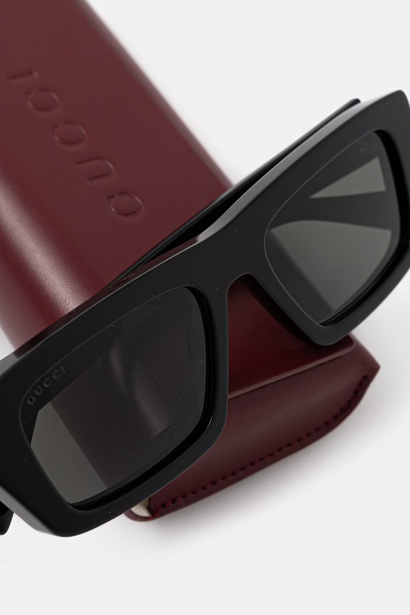 Akcesoria Gucci okulary przeciwsłoneczne męskie GG2020S czarny