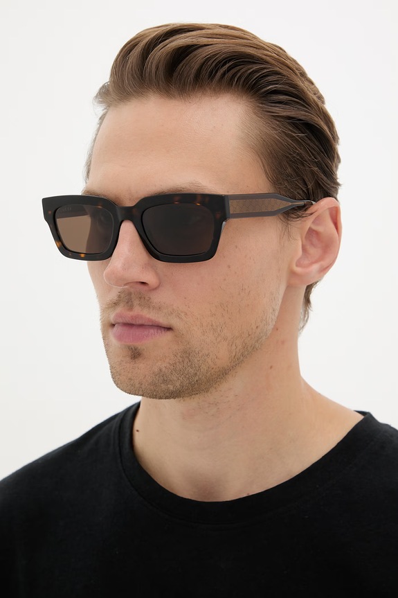 Gucci okulary przeciwsłoneczne męskie brązowy GG2069S