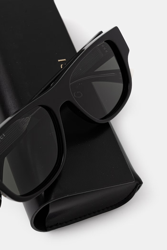 Gucci τετράγωνα γυαλιά ηλίου Ανδρικά μαύρο GG2075S