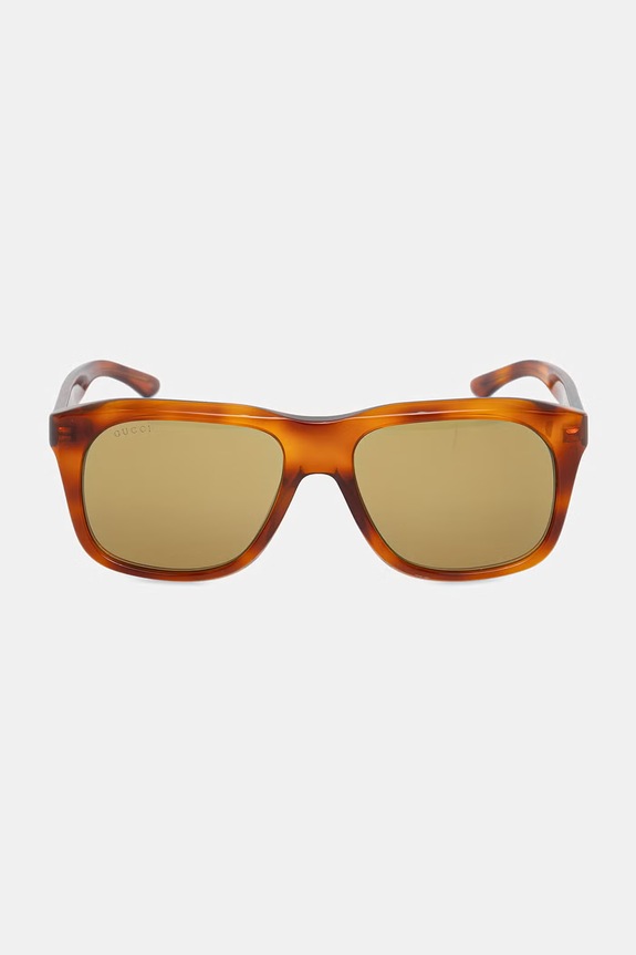 Akcesoria Gucci okulary przeciwsłoneczne kwadratowe męskie GG2077S pomarańczowy