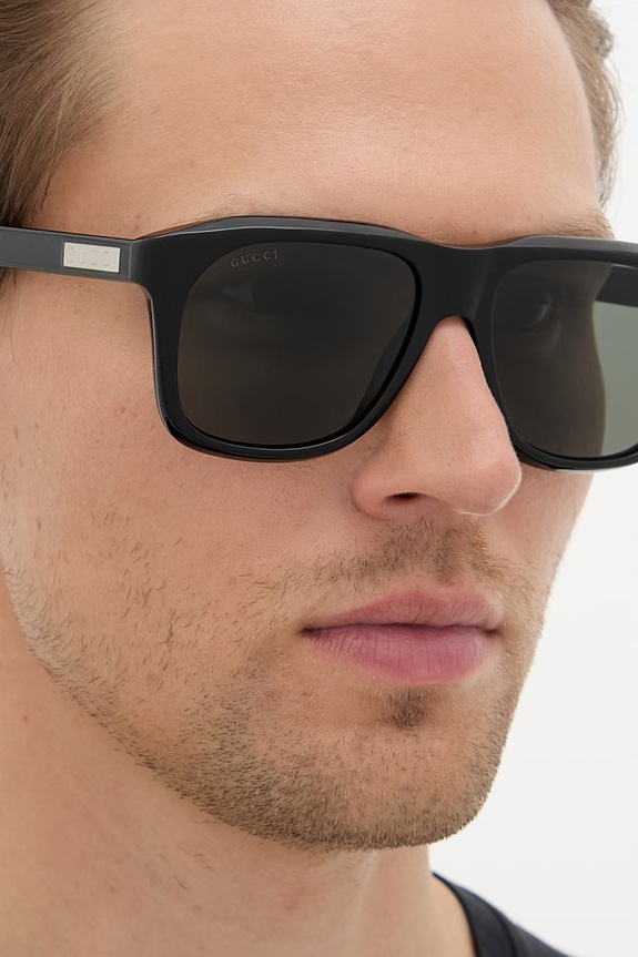Gucci okulary przeciwsłoneczne kwadratowe męskie GG2077S