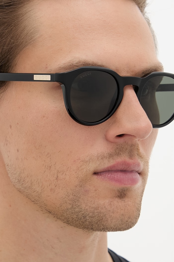 Gucci okulary przeciwsłoneczne okrągłe męskie GG2079S