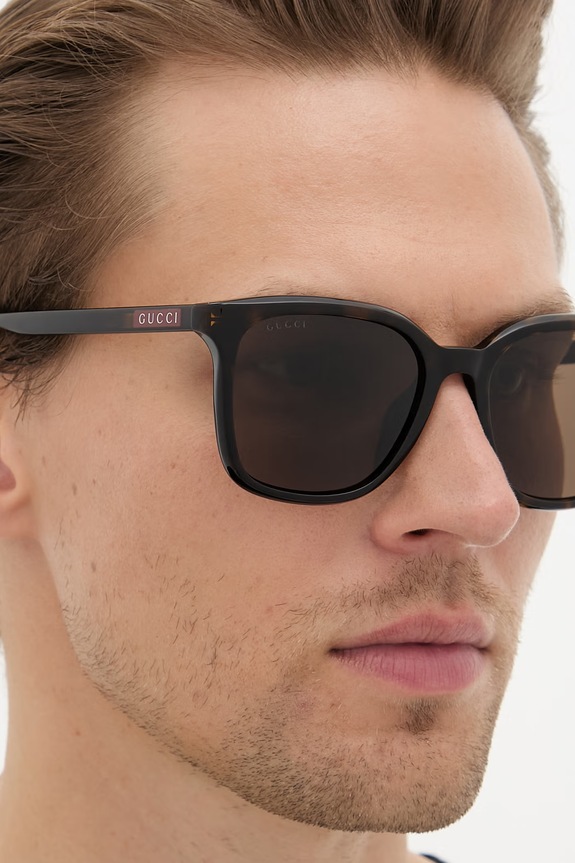 Gucci štvorcové slnečné okuliare pánske GG2080SK