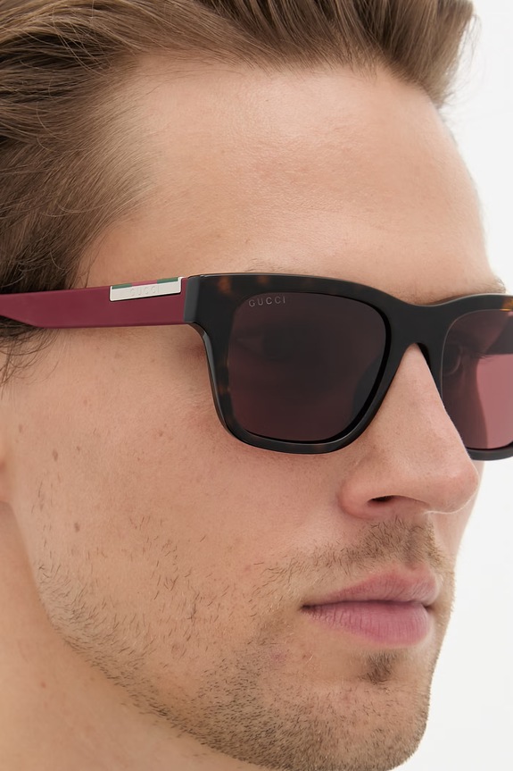 Gucci okulary przeciwsłoneczne kwadratowe męskie GG2089S