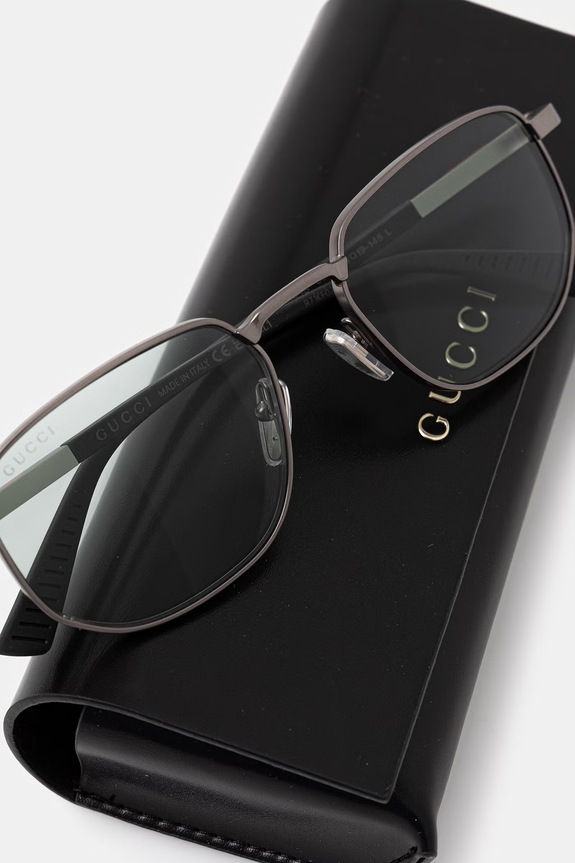 Akcesoria Gucci okulary przeciwsłoneczne męskie GG2093S szary