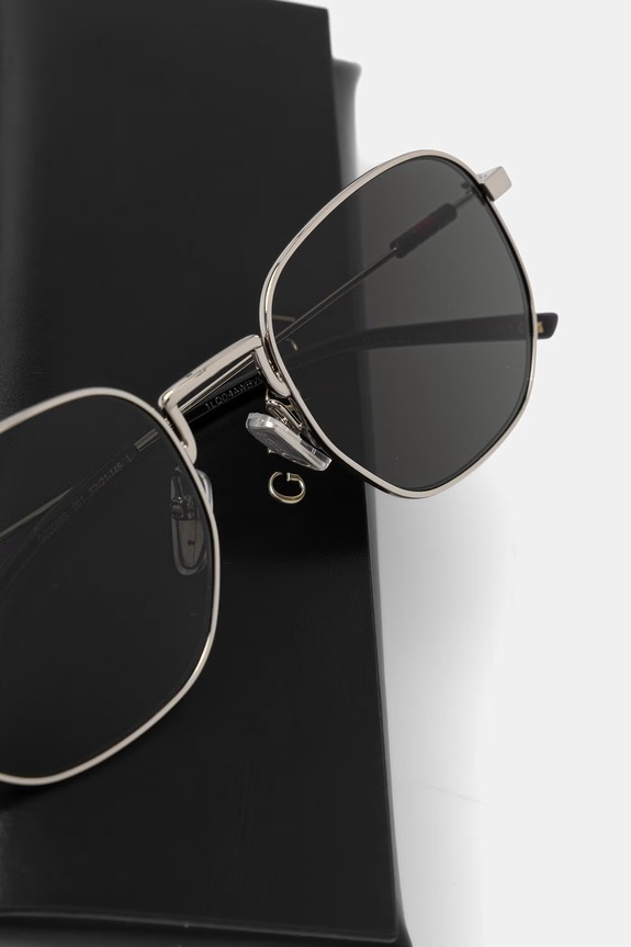 Gucci okulary przeciwsłoneczne męskie srebrny GG2095S
