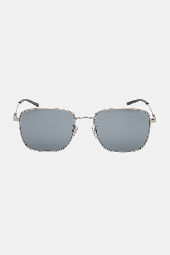 Akcesoria Gucci okulary przeciwsłoneczne kwadratowe męskie GG2097SK srebrny