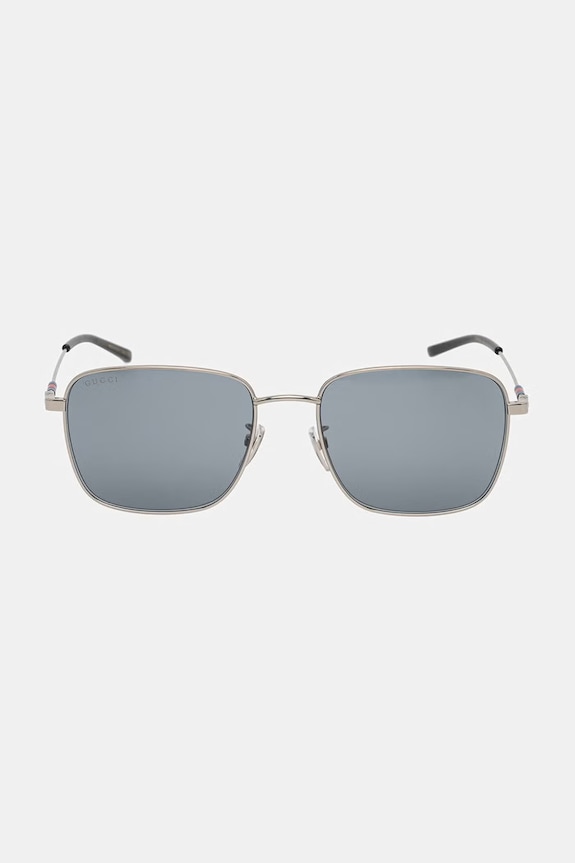 Akcesoria Gucci okulary przeciwsłoneczne kwadratowe męskie GG2097SK srebrny