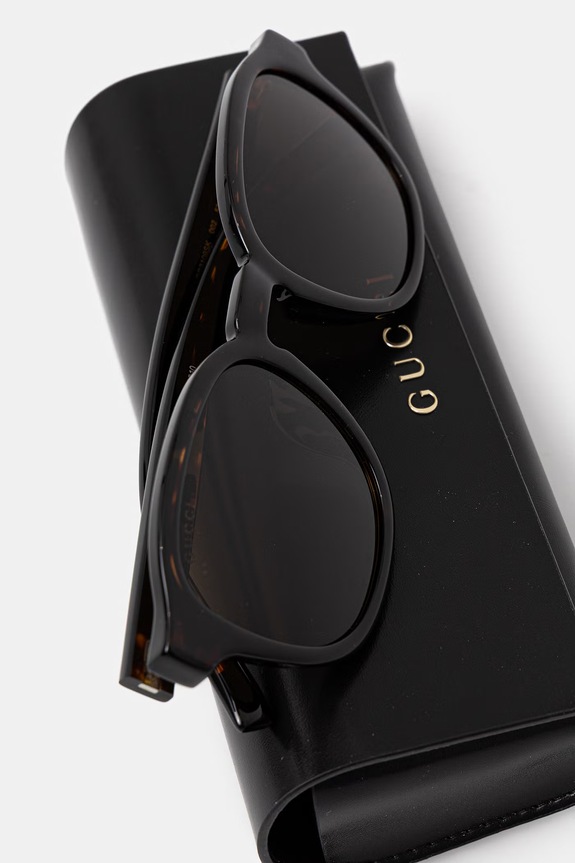 Akcesoria Gucci okulary przeciwsłoneczne męskie GG2109SK brązowy