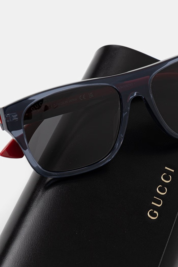 Gucci slnečné okuliare pánske tmavomodrá GG2119S
