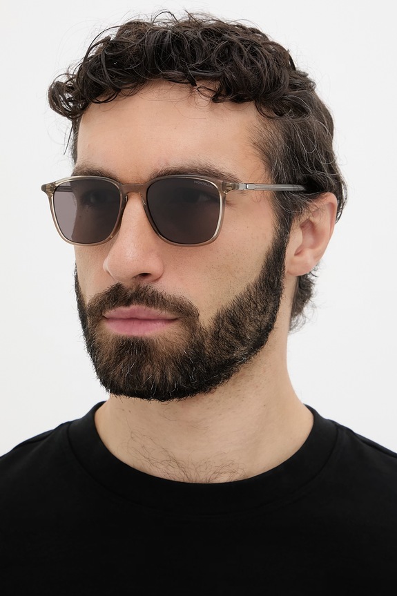 Montblanc okulary przeciwsłoneczne męskie beżowy MB0325S