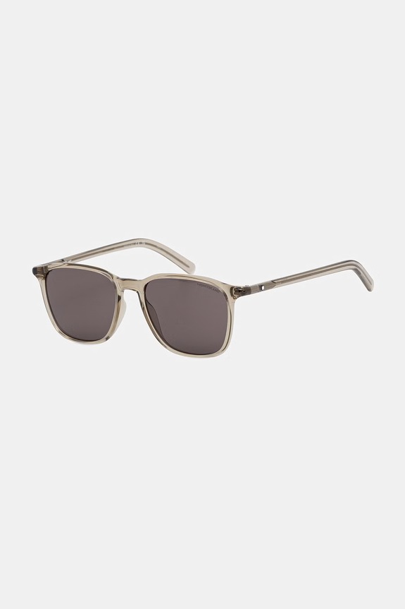 Montblanc okulary przeciwsłoneczne męskie MB0325S beżowy AA00