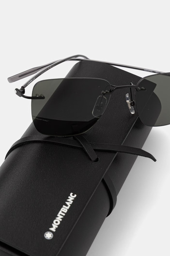 Montblanc okulary przeciwsłoneczne męskie czarny MB0470S