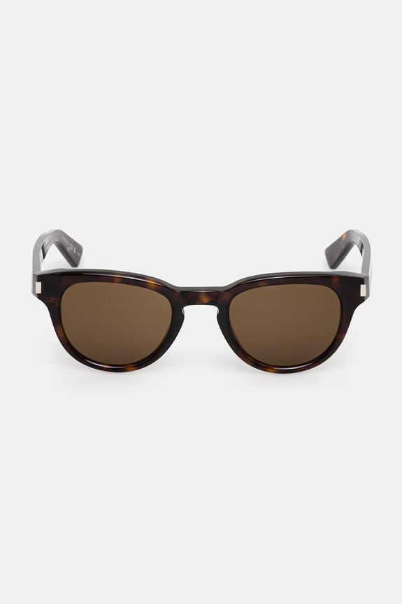 Saint Laurent okulary przeciwsłoneczne męskie SL.876 brązowy AA00