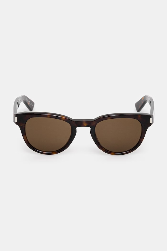 Saint Laurent okulary przeciwsłoneczne męskie SL.876 brązowy AA00