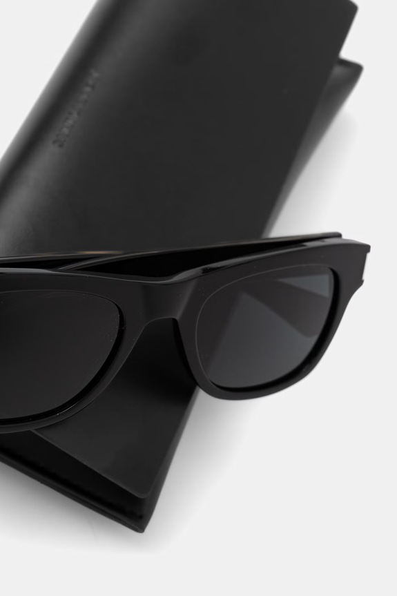 Akcesoria Saint Laurent okulary przeciwsłoneczne wayfarer męskie SL.877 czarny