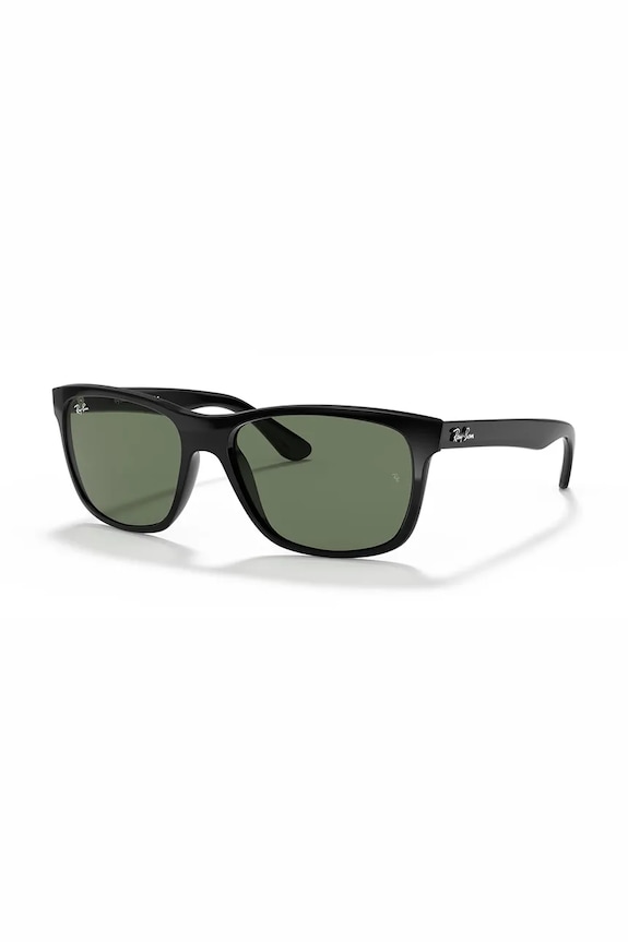 Ray-Ban okulary przeciwsłoneczne kwadratowe męskie czarny 0RB4181