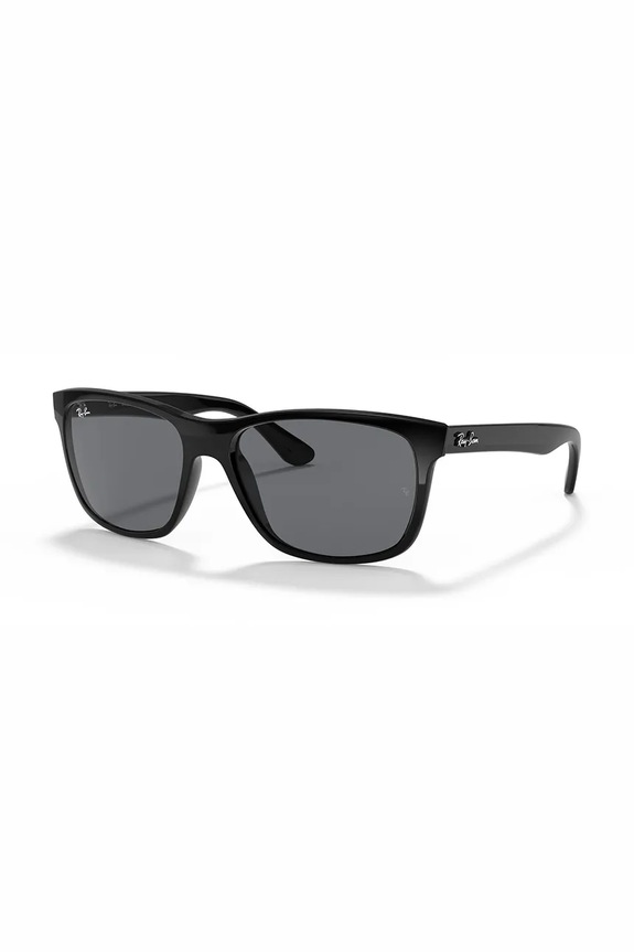Ray-Ban okulary przeciwsłoneczne kwadratowe męskie czarny 0RB4181