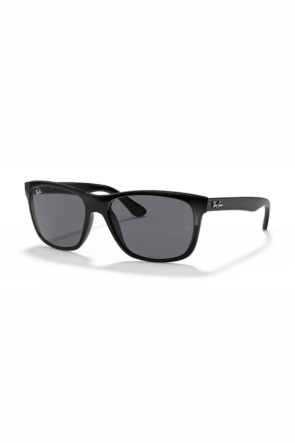 Ray-Ban okulary przeciwsłoneczne kwadratowe męskie czarny 0RB4181