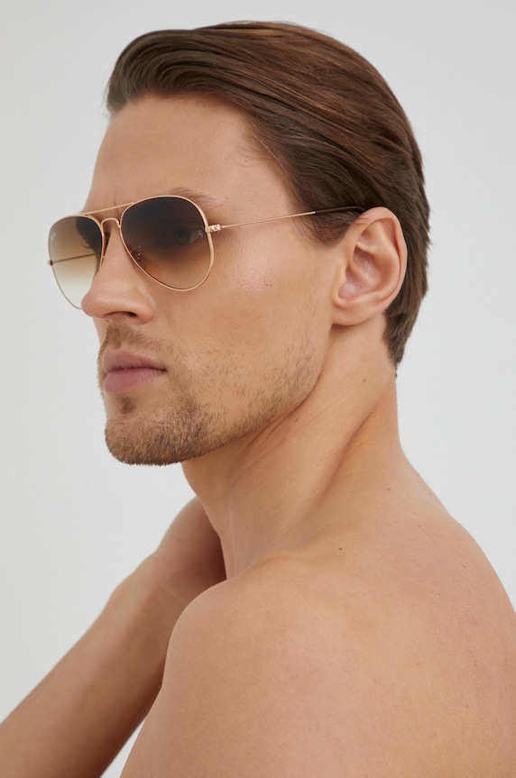 Kiegészítők Ray-Ban - Szemüveg AVIATOR LARGE METAL 0RB3025.00151.58 arany