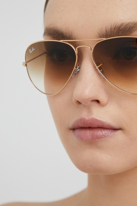 Ray-Ban - Szemüveg AVIATOR LARGE METAL 0RB3025.00151.58 arany