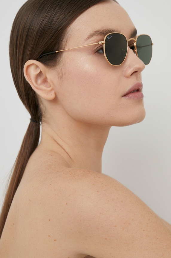 Ray-Ban – Okulary HEXAGONAL 0RB3548N.1.51 czarny